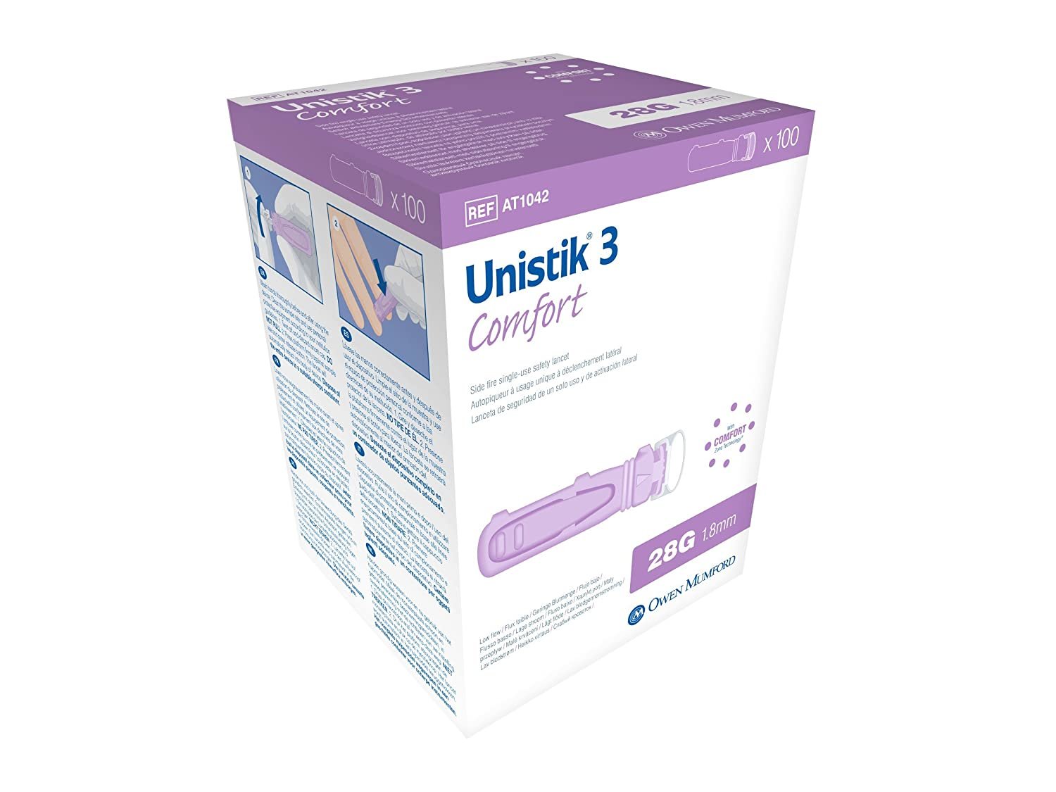 SAFETY SINGLE-USE LANCETS